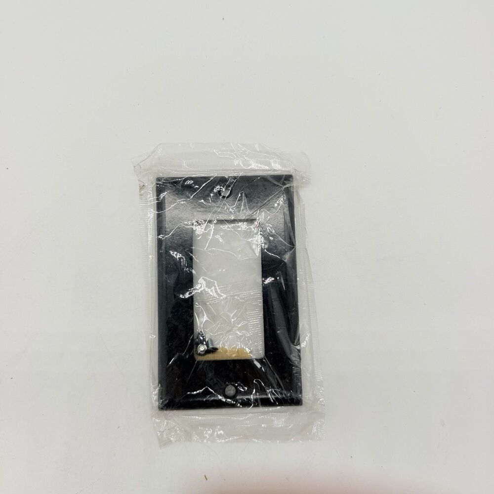 Eagle 2151-BK Black 1 Gang Decorator GFCI Wall Plate New